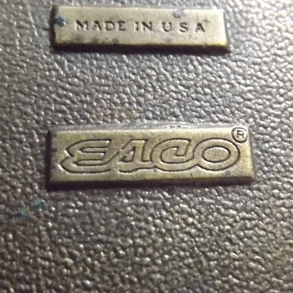 Vintage Esco Distressed Brass Oval Belt Buckle - Picture 6 of 8